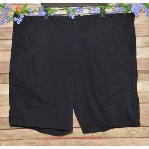 Foundry Men's Black Cotton Big & Tall Size 54 Chino Shorts Classic Neutral